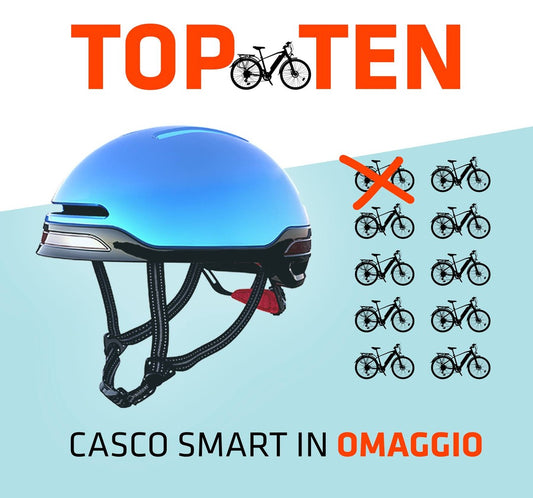 Casco smart in omaggio se per la tua nuova E-bike!