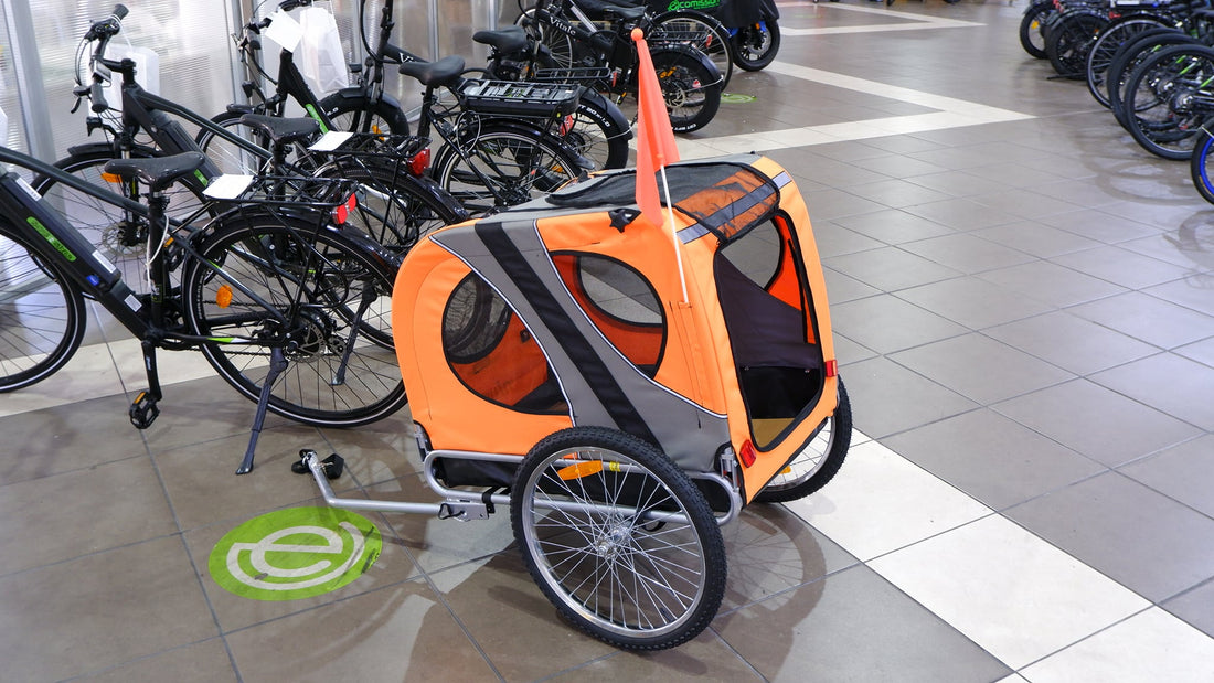 carrello per bicicletta elettrica porta animali universale