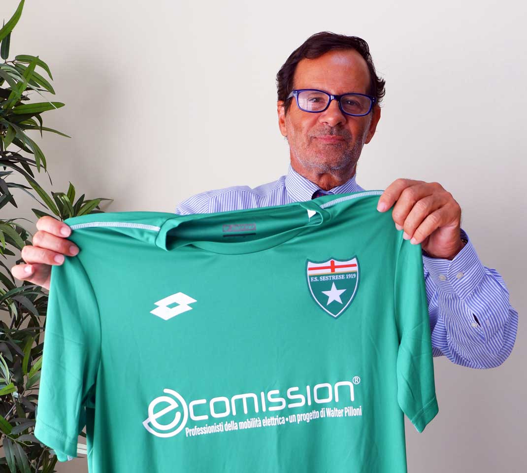 “Ecomission” di Walter Pilloni da oggi è main sponsor della Sestrese Calcio - Ecomission